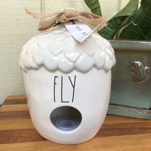Rae Dunn “FLY” Acorn Birdhouse